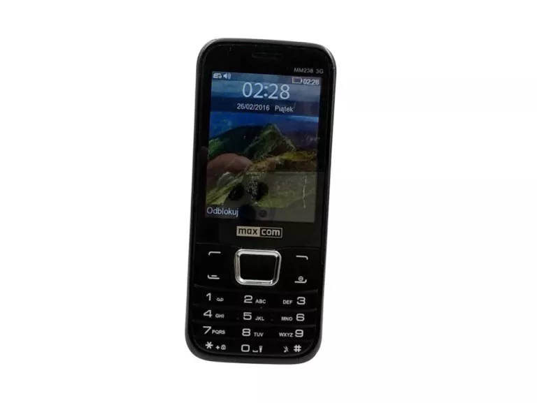 TELEFON KOMÓRKOWY MAXCOM MM238 3G + ŁADOWARKA