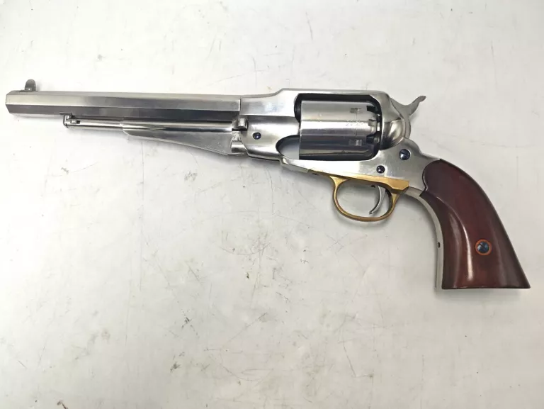 REWOLWER CZARNOPROCHOWY UBERTI NEW IMPROVED ARMY 1858 KAL 44 + AKCESORIA