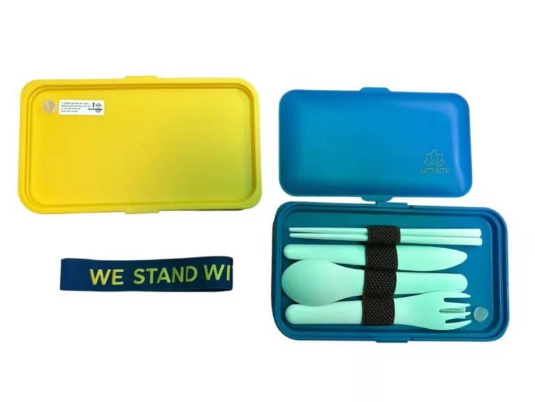 LUNCHBOX POJEMNIK NA ŻYWNOŚĆ PUDEŁKO / NA ŚNIADANIE / + SZTUĆCE