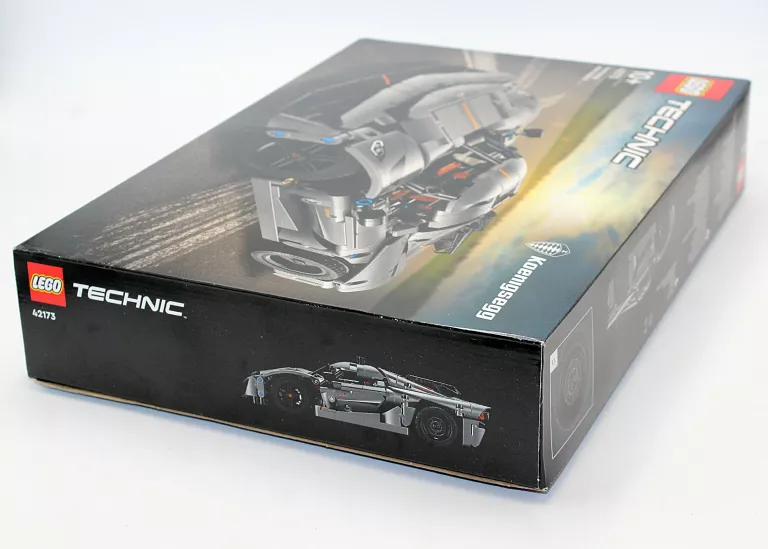 KLOCKI LEGO TECHNIC 42173 SZARY HIPERSAMOCHÓD KOENIGSEGG JESKO ABSOLUT