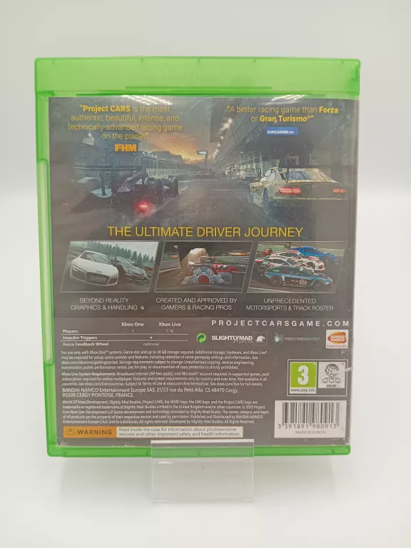 GRA NA XBOX ONE PROJECT CARS