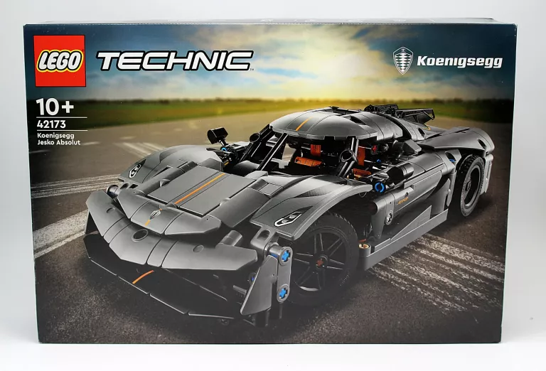 KLOCKI LEGO TECHNIC 42173 SZARY HIPERSAMOCHÓD KOENIGSEGG JESKO ABSOLUT