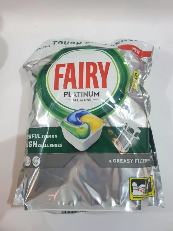 KAPSUŁKI FAIRY PLATINUM LEMON DO ZMYWARKI 66SZT