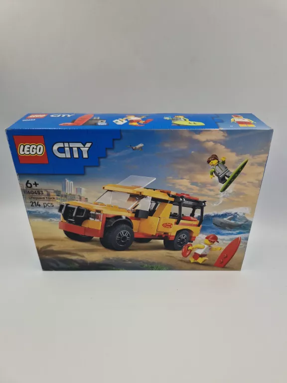 LEGO CITY 60453 FURGONETKA RATOWNIKÓW PLAŻOWYCH