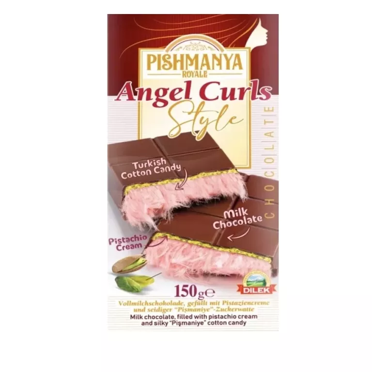 MLECZNA CZEKOLADA ANGEL HAIR ANIELSKIE WŁOSY 150G Z WATĄ CUKROWĄ