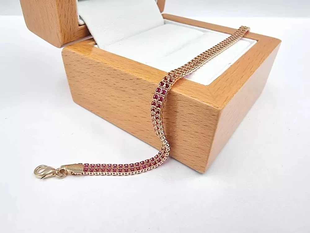 nienoszona-zlota-bransoletka-dwa-rzedy-cyrkonii-585-324g-19cm-ean-gtin-4002878786051
