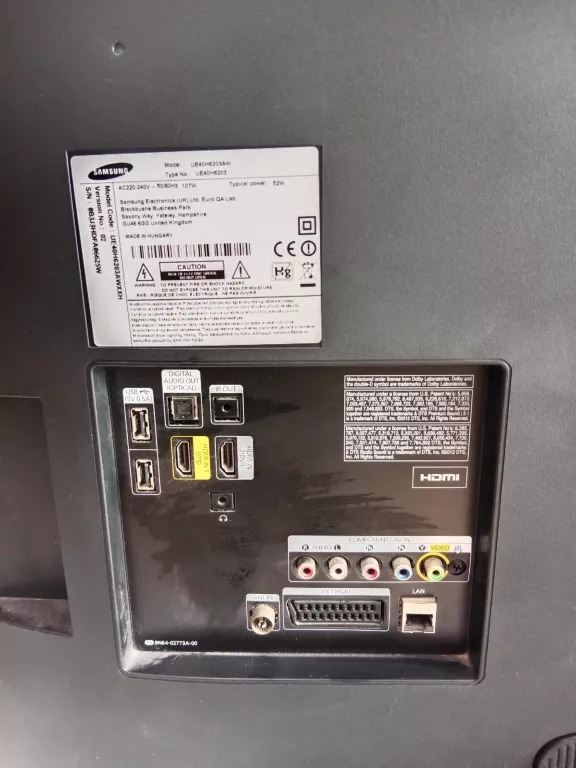 TELEWIZOR SAMSUNG UE40H6203AW