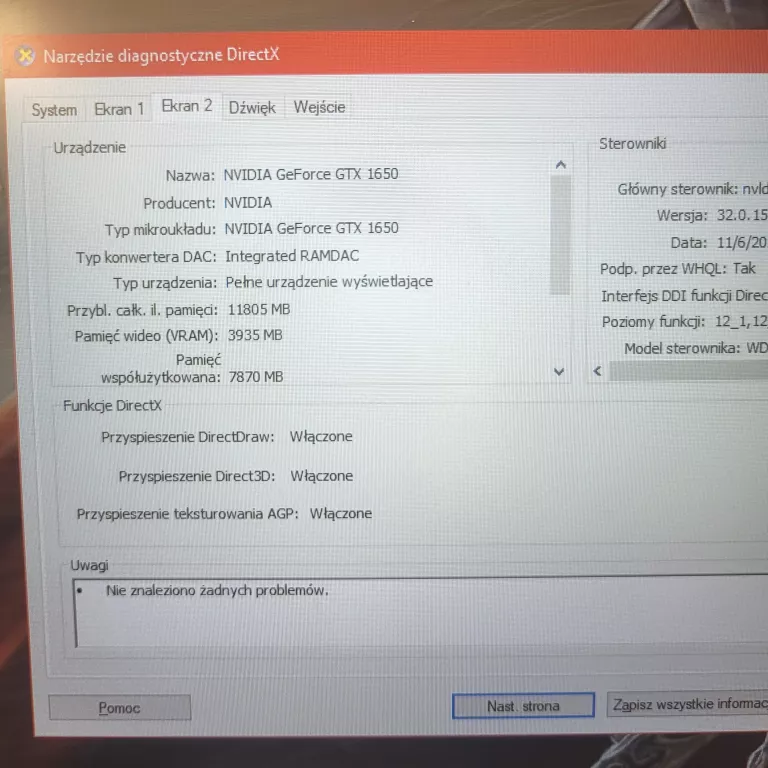 LAPTOP LENOVO LEGION 5 15ARH05 / RYZEN 4600H / GTX 1650 / 16/256GB