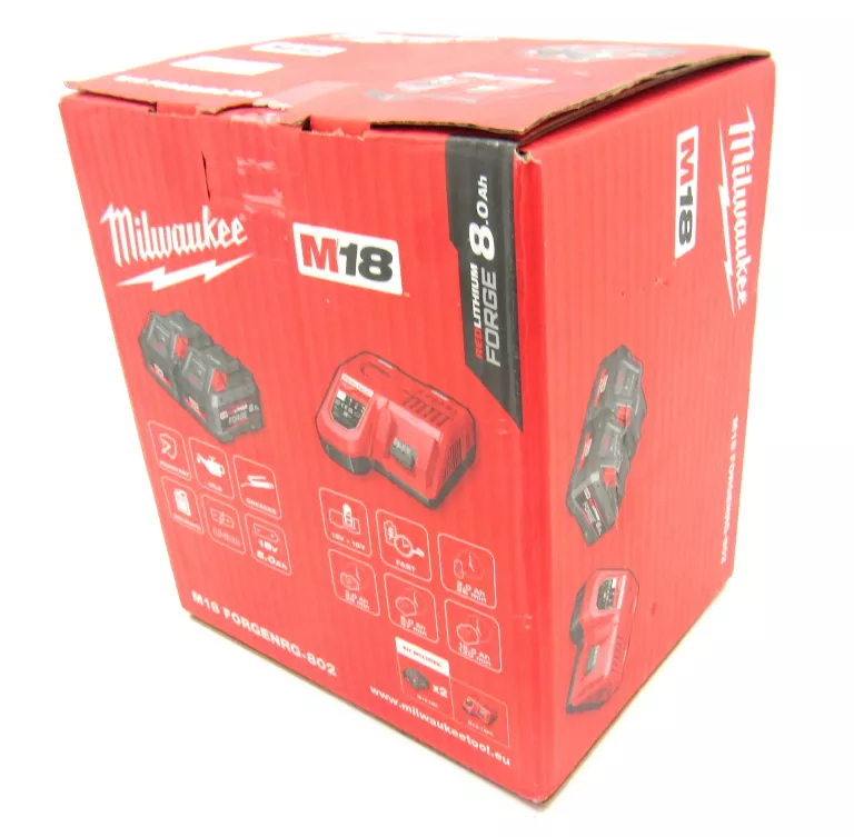 MILWAUKEE 4933498612 ZESTAW AKUMULATORÓW M18 FORGENRG-802