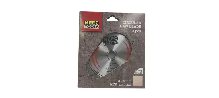 MEEC TOOLS CIRCULAR SAW BLADE 3PCS