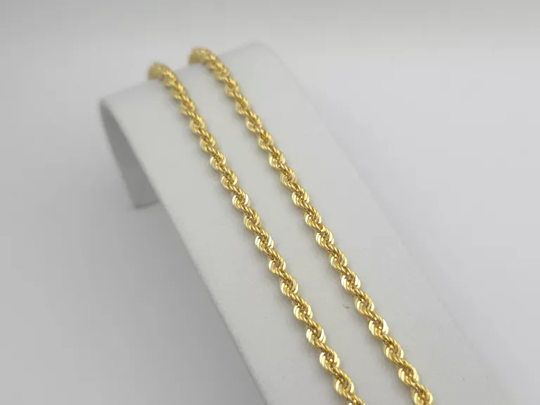 ZŁOTY ŁAŃCUSZEK SPLOT: KORDEL - 585 14K 50CM 3,70G