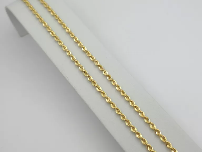 ZŁOTY ŁAŃCUSZEK SPLOT: KORDEL - 585 14K 50CM 3,70G