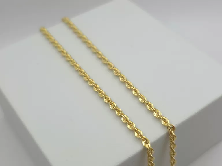 ZŁOTY ŁAŃCUSZEK SPLOT: KORDEL - 585 14K 50CM 3,70G