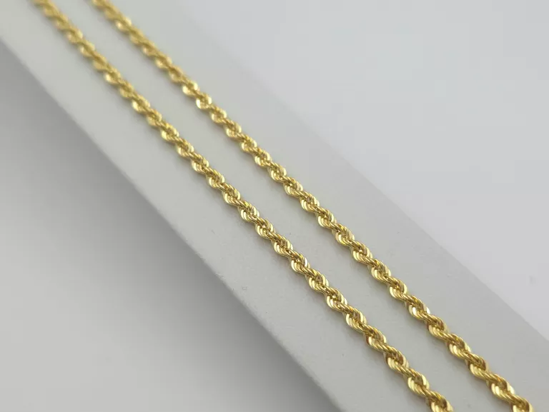 ZŁOTY ŁAŃCUSZEK SPLOT: KORDEL - 585 14K 50CM 3,70G