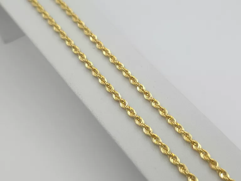 ZŁOTY ŁAŃCUSZEK SPLOT: KORDEL - 585 14K 50CM 3,70G