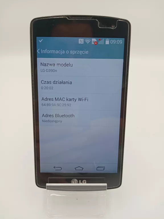 TELEFON LG F60 D390N BIAŁY+ŁAD