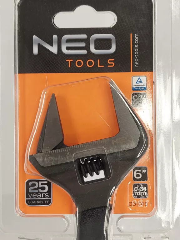 KLUCZ NASTAWNY 150 MM, ZAKRES 0-34 MM NEO 03-015