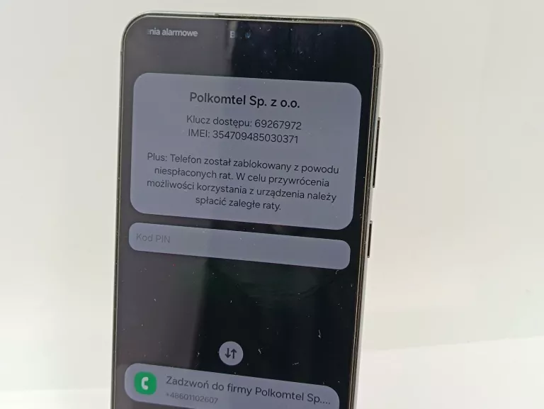 TELEFON SAMSUNG GALAXY S23+ 8GB/256GB  BLOK *POLKOMTEL* OPIS!