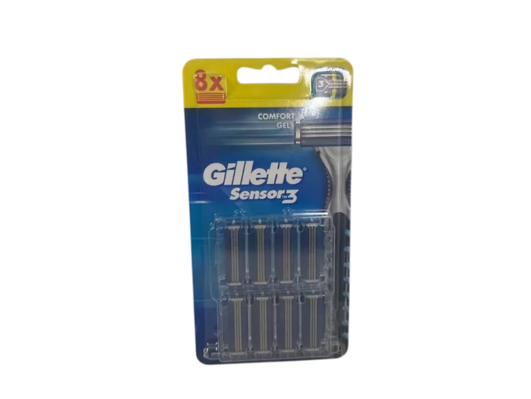 WKŁADY DO MASZYNKI GILLETTE SENSOR3 8 SZTUK