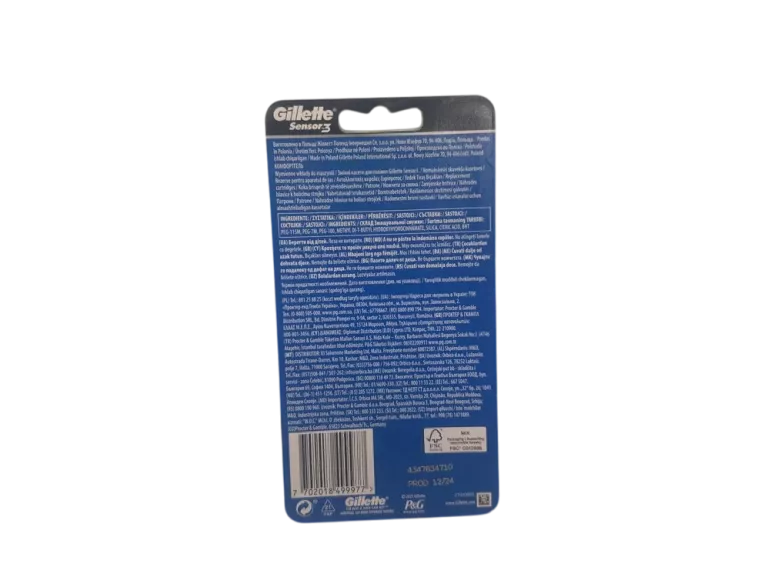WKŁADY DO MASZYNKI GILLETTE SENSOR3 8 SZTUK
