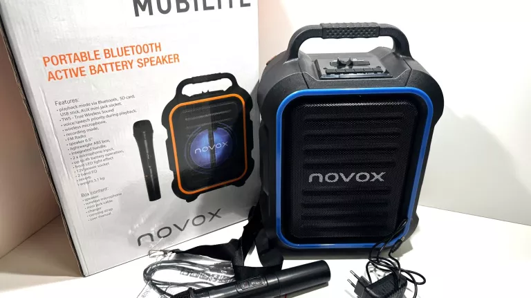 GŁOŚNIK NOVOX MOBILITE 60W NIEBIESKI