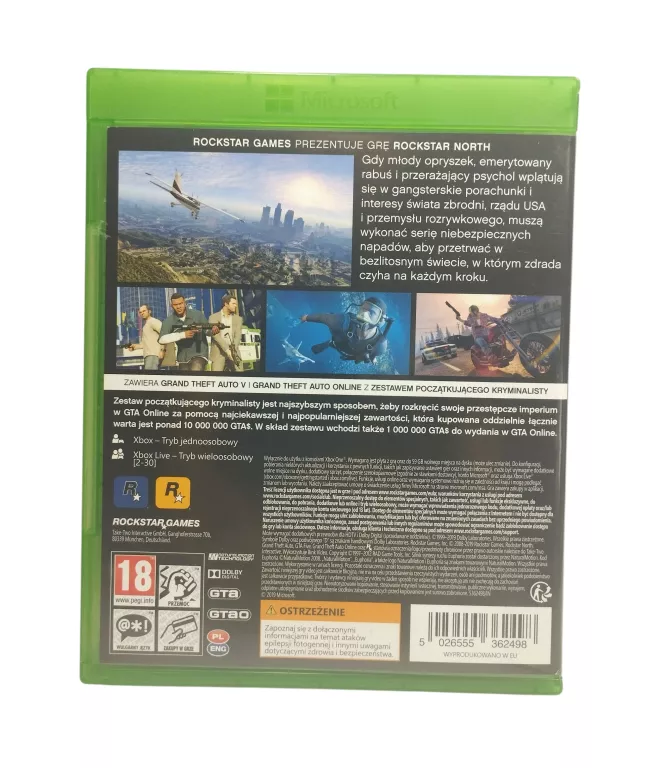 GRAND THEFT AUTO V XBOX ONE