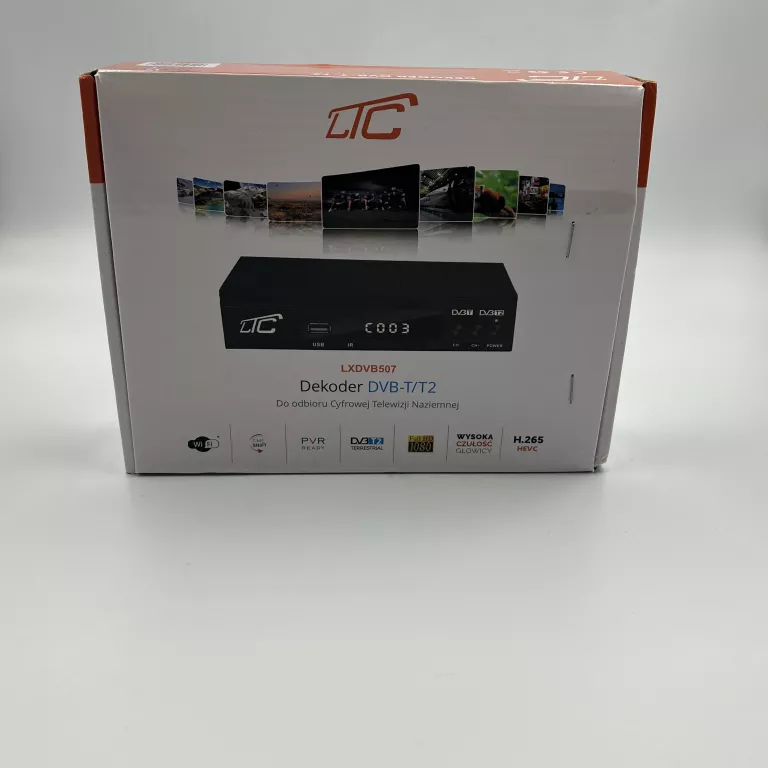 DEKODER/TUNER TELEWIZYJNY LTC LXDVB507 DVB-T/T2 SPRAWNY !!