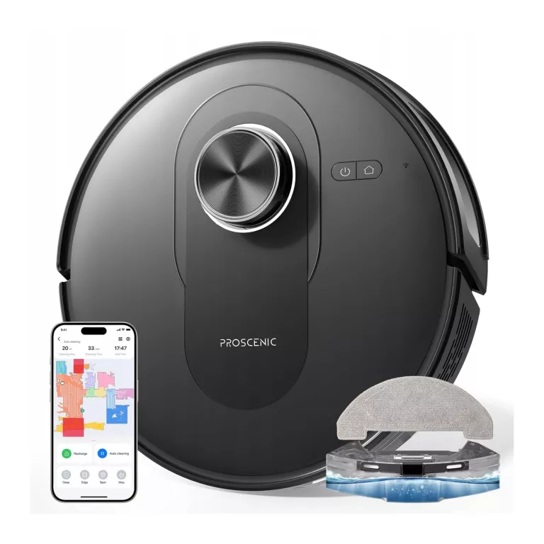 ROBOT SPRZĄTAJĄCY PROSCENIC Q8 CZARNY