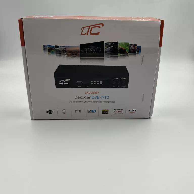 DEKODER/TUNER TELEWIZYJNY LTC LXDVB507 DVB-T/T2 SPRAWNY !!