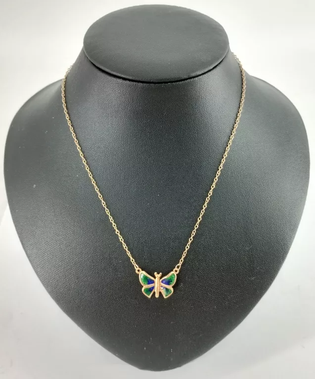 przesliczny-zloty-lancuszek-z-motylem-750550g-powst-warsz-54-darlowo
