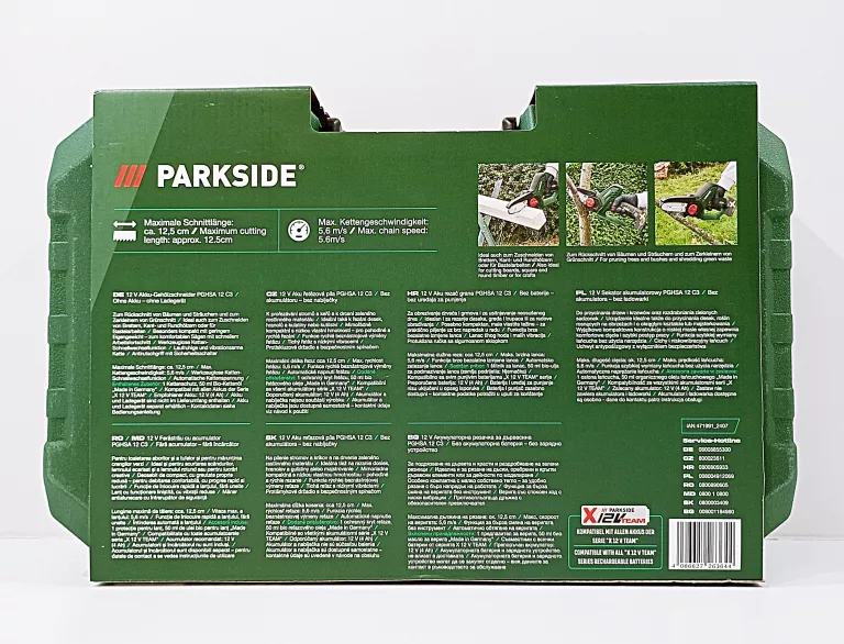 12 V AKUMULATOROWA PILARKA DO GAŁĘZI PARKSIDE PGHSA 12 C3