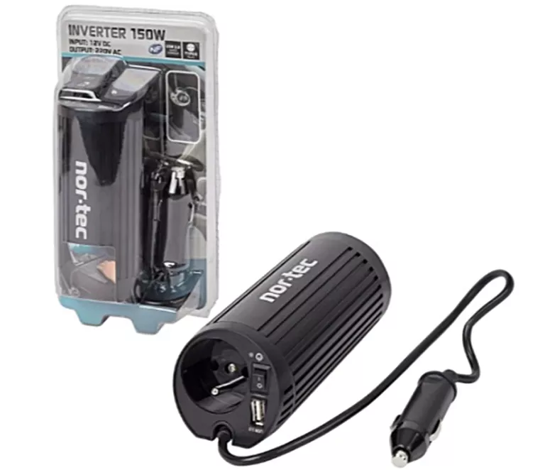 PRZETWORNICA SAMOCHODOWA 12V 150W 230V NOR-TEC
