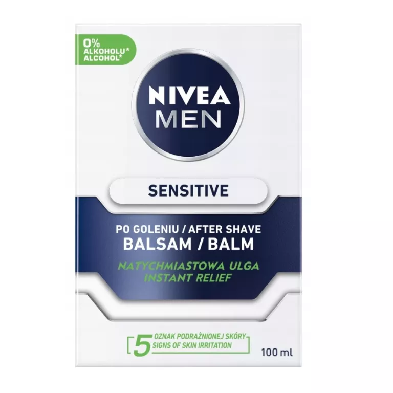 NIVEA MEN SENSITIVE BALSAM PO GOLENIU DO WRAŻLIWEJ SKÓRY DLA MĘŻCZYZN 100M