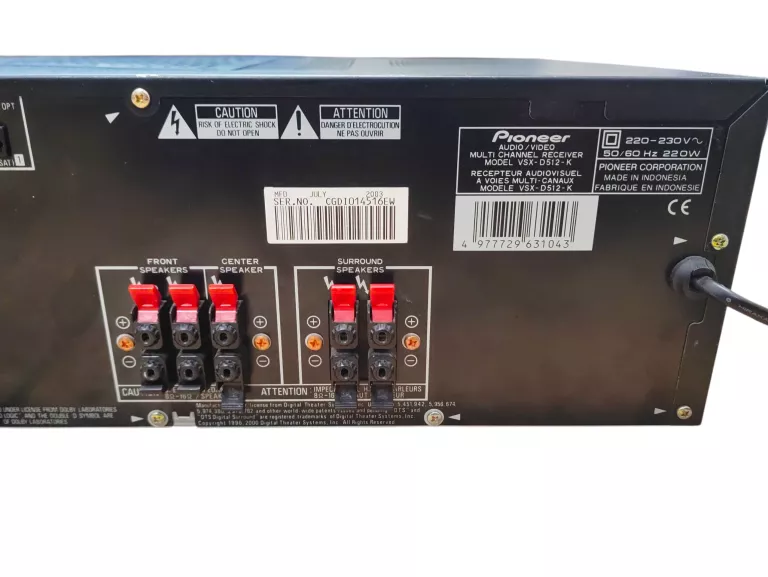 WZMACNIACZ PIONEER VSX-D512