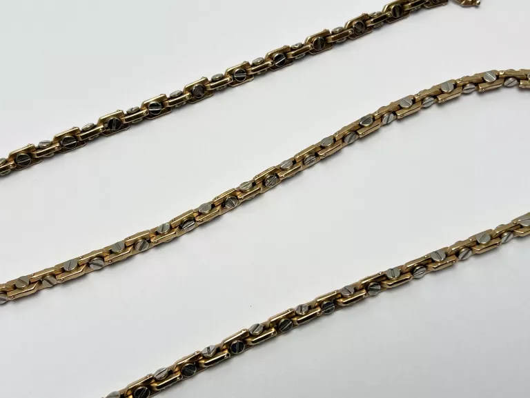 ZŁOTY ŁAŃCUSZEK PR.585 85,4G 65CM