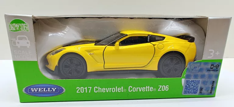 WELLY NEX 2017 CHEVROLET CORVETTE Z06 AUTO METALOWE