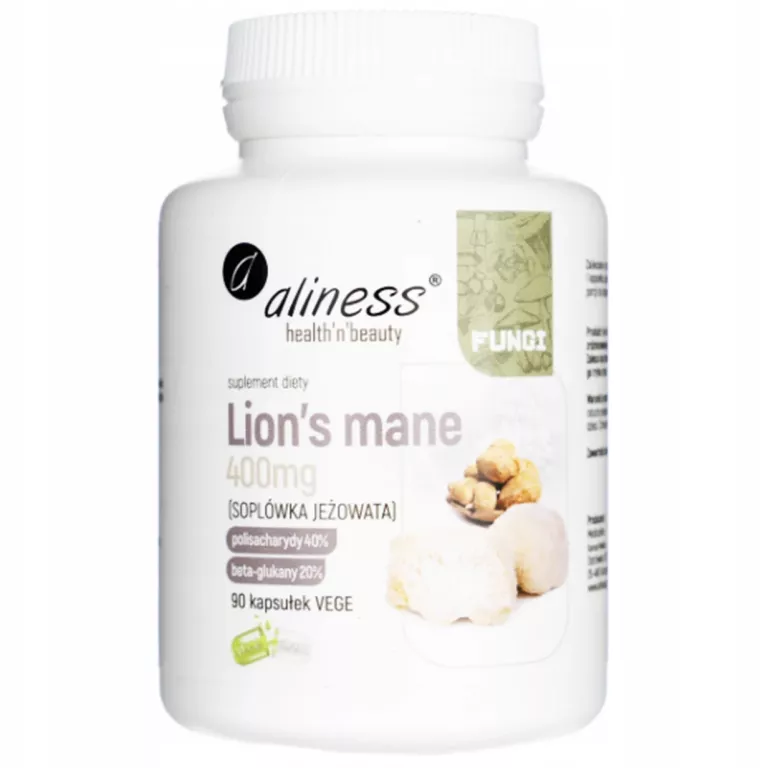 SUPLEMENT DIETY ALINESS GRZYB WITALNY LION'S MANE KAPSUŁKI