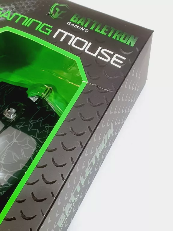 GAMINGOWA MYSZKA PRZEWODOWA SENSOR OPTYCZNY BATTLERON GAMING PODŚWIETLANA