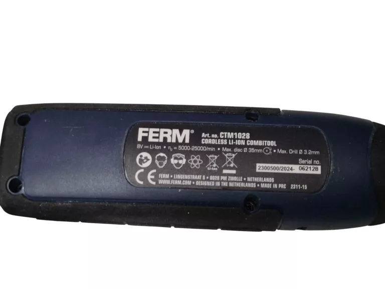 NARZĘDZIE WIELOFUNKCYJNE SZLIFIERKA AKUMULATOROWA 8V USB FERM