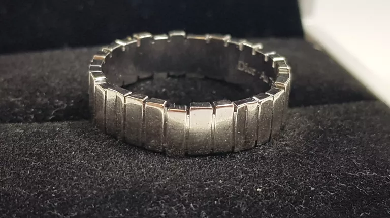 PIERŚCIONEK GEM DIOR BIAŁE ZŁOTO 7.49G 750 R22