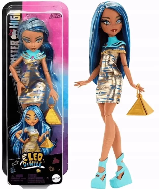 LALKA MATTEL MONSTER HIGH CLEO DE NILE HXH95 FABRYCZNIE ZAPAKOWANA
