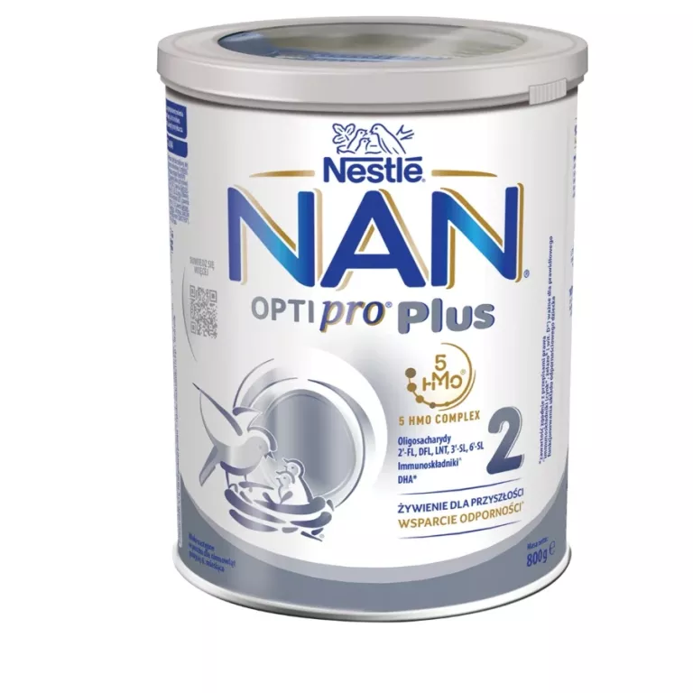 NESTLE NAN OPTIPRO PLUS 2 MLEKO MODYFIKOWANE PO 6 MIESIĄCU ŻYCIA 800 G