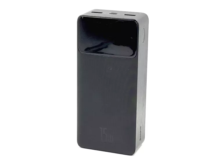 POWERBANK BASEUS 15W 30000MAH LI-PO 2USB USB-C MICRO CZARNY