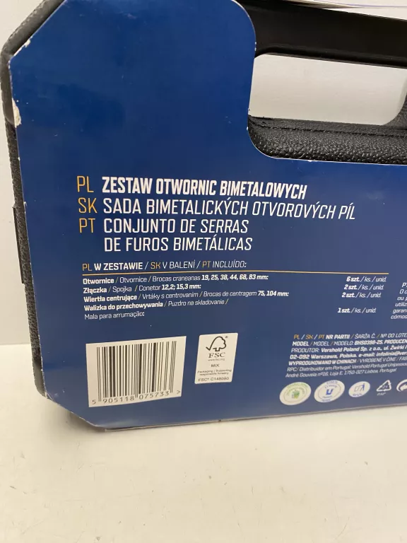 ZESTAW OTWORNIC BIMETALOWYCH NITEO