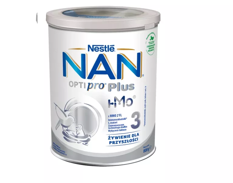 NAN OPTIPRO PLUS 3 HMO PRODUKT NA BAZIE MLEKA DLA MAŁYCH DZIECI 800 G