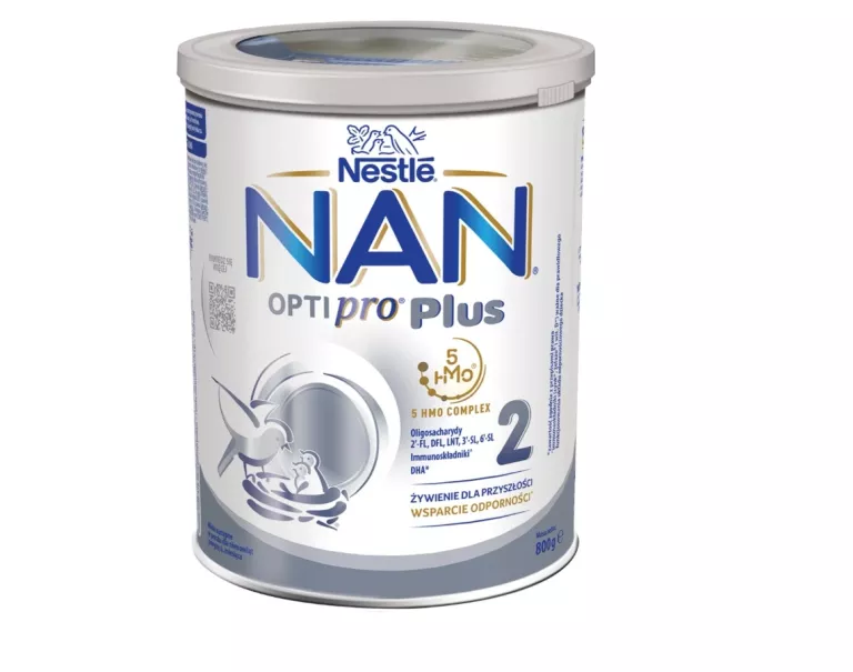 NESTLE NAN OPTIPRO PLUS 2 MLEKO MODYFIKOWANE PO 6 MIESIĄCU ŻYCIA 800 G