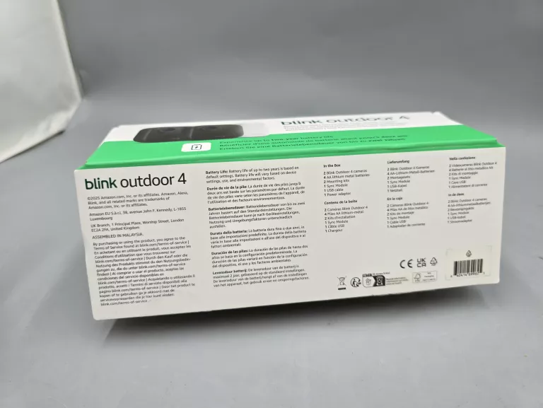 KAMERA ZEWNĘTRZNA BLINK OUTDOOR 4 2 PACK