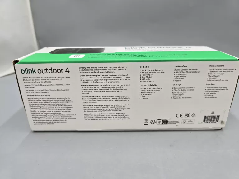 KAMERA ZEWNĘTRZNA BLINK OUTDOOR 4 2 PACK