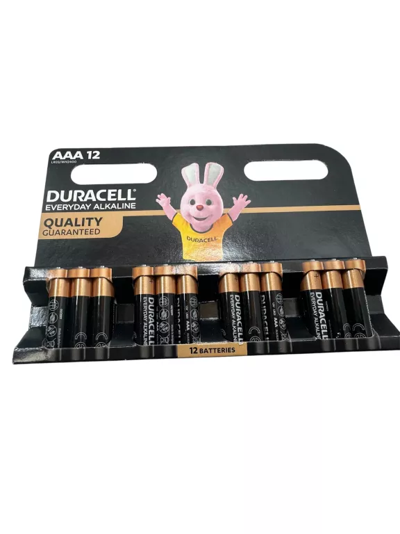 BATERIA ALKALICZNA DURACELL AAA (R3) 12 SZT.