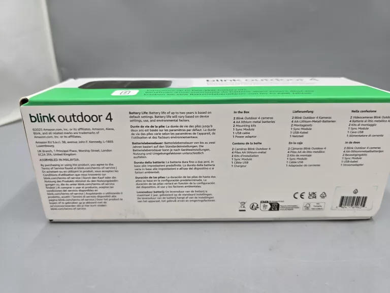 KAMERA ZEWNĘTRZNA BLINK OUTDOOR 4 2 PACK